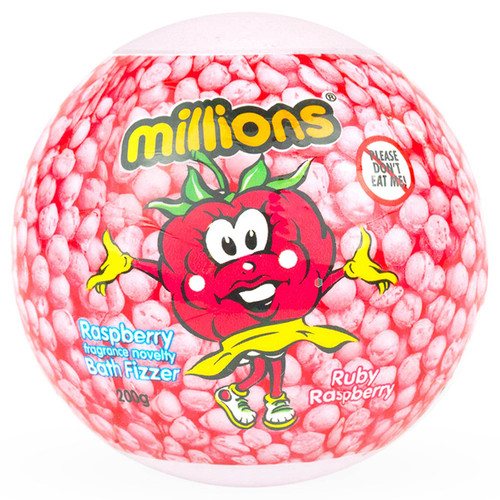 Millions Raspberry Bath Fizzer 200g