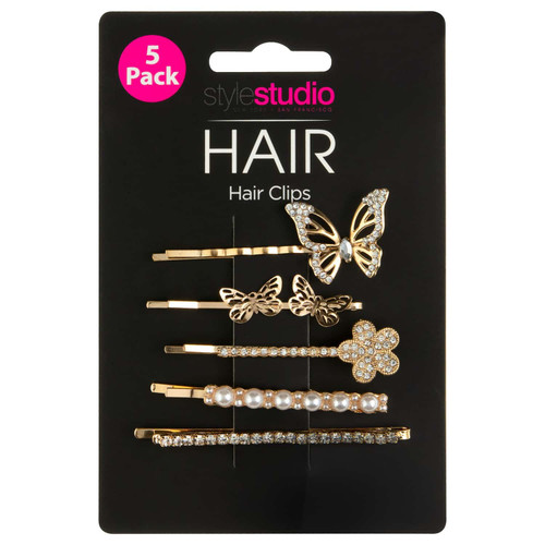 Style Studio Hair Clips 5pk