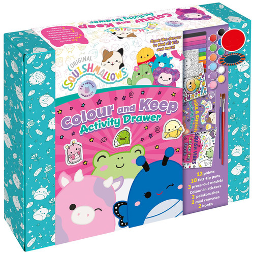 Squishmallows Colour & Keep Activity Drawer