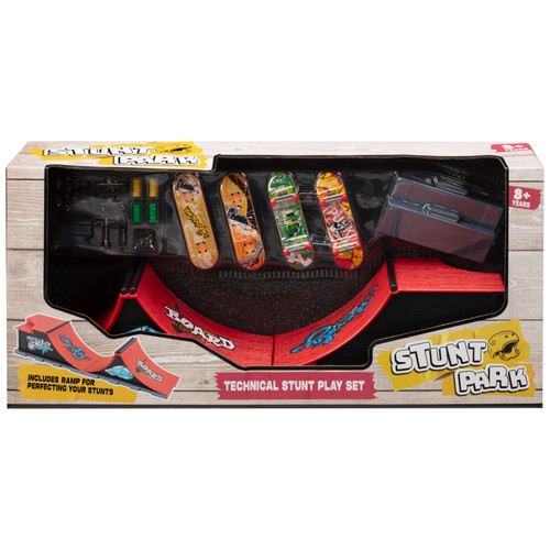 Stunt Park Finger Skateboard Play Set