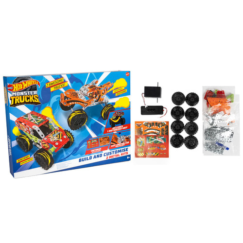 Hot Wheels Monster Trucks Build & Customise 2pk