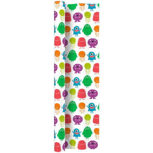 Kids Everyday Wrapping Paper 3m - Monster