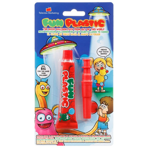 Fun Plastic Balloon Pack - Red