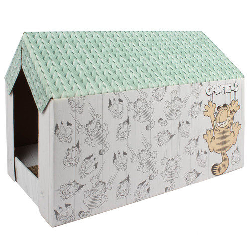 Garfield Cat Scratching House - Teal