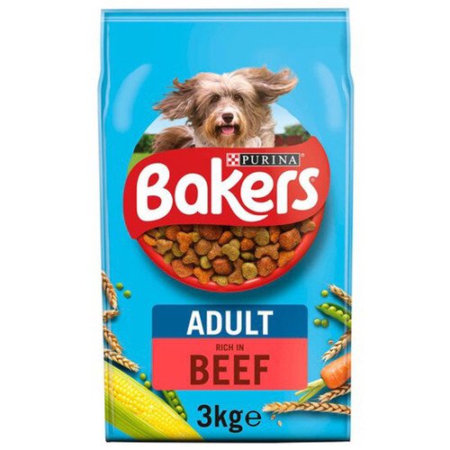 Bakers Dry Dog Food Beef with Vegetables 3kg