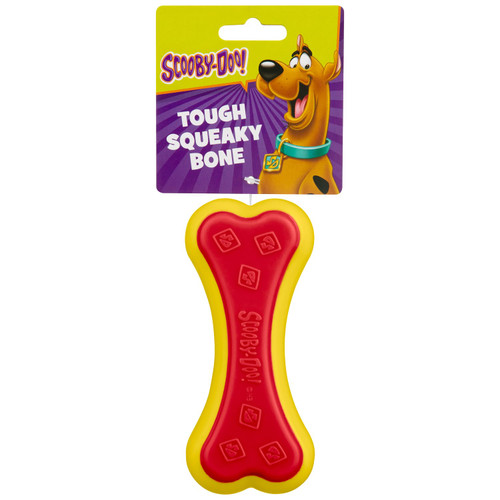 Scooby Doo Squeaky Bone - Red & Yellow