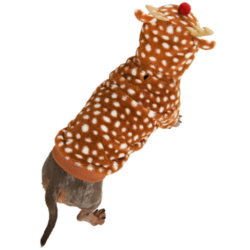 Medium Christmas Dog Hoodie - Tree