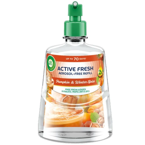 Air Wick Active Fresh Aerosol Free Refill - Pumpkin & Winter Spice