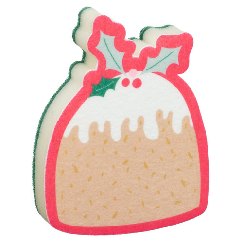 Festive Sponge Scourer - Christmas Pudding