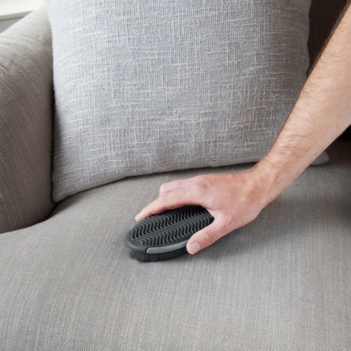 Double Sided Silicone Scrubbing Brush - Grey