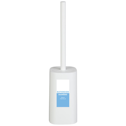 Square Toilet Brush  - White