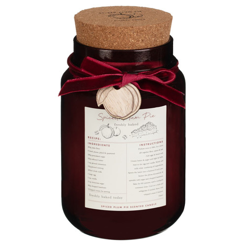 Pudding Scented Candle - Spiced Plum Pie