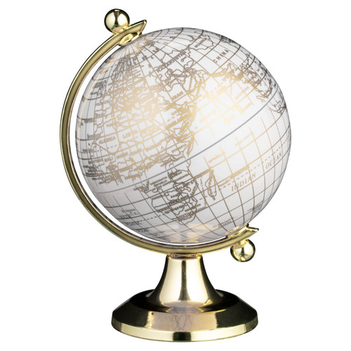 Globe Ornament - White