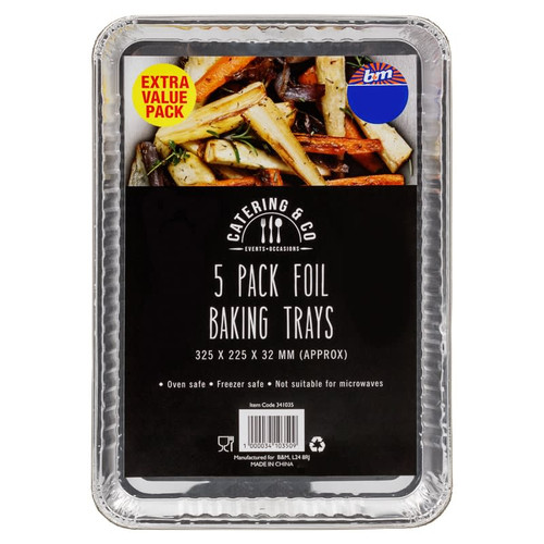 Foil Baking Trays 5pk