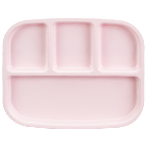 4 Section Kids Plate - Pink