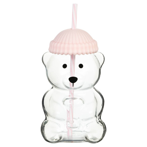 Glass Bear Soda Cup