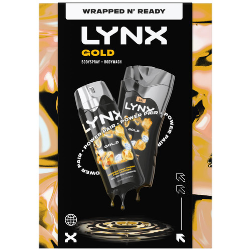 Lynx Gold Body Wash & Spray Set 2pcs