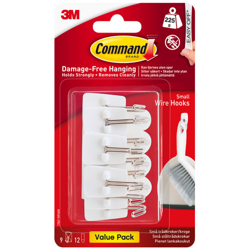 Command Small Wire Hooks Value Pack