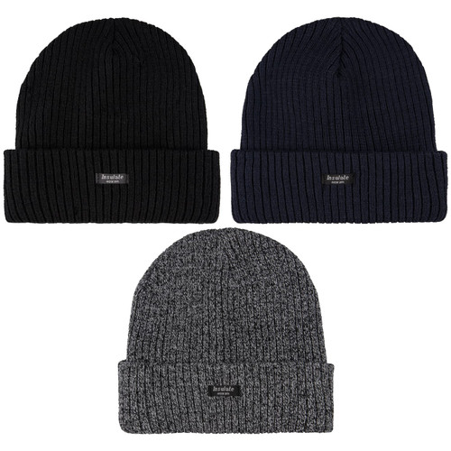 Mens Insulate Hat 3pk