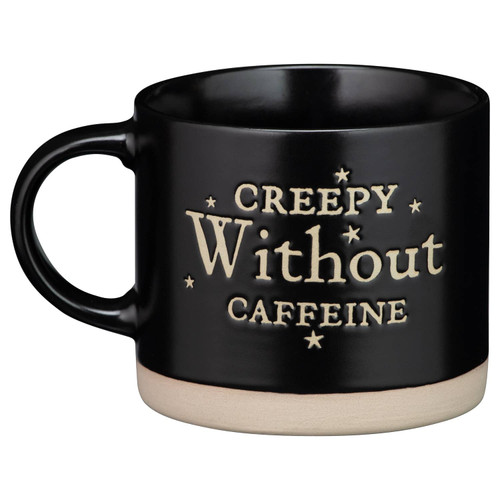 Halloween Slogan Mug - Creepy without Caffeine