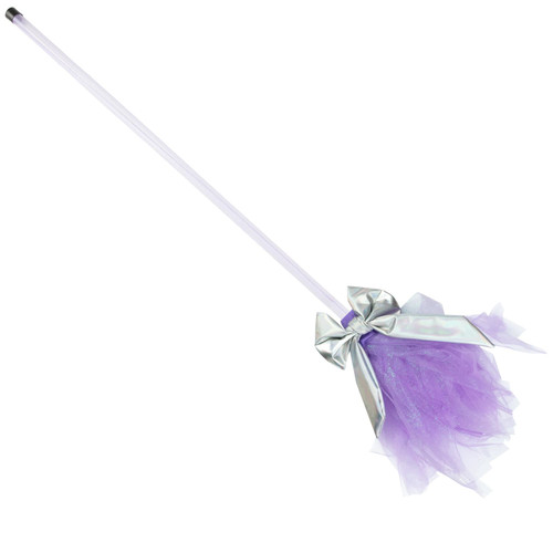 Sweet & Spooky Witches Broom - Purple
