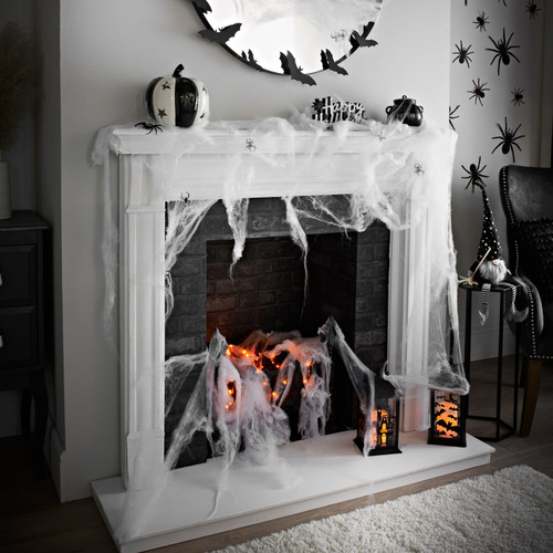 Jumbo Spider Web - White