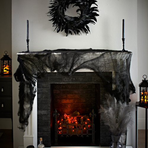 Jumbo Spider Web - Black