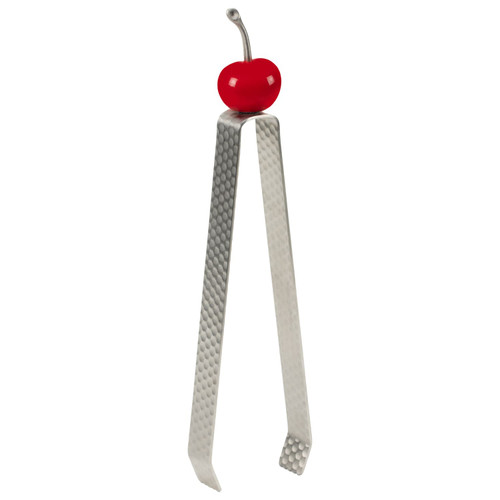 Cocktail Tong with 3D Cherry Motif