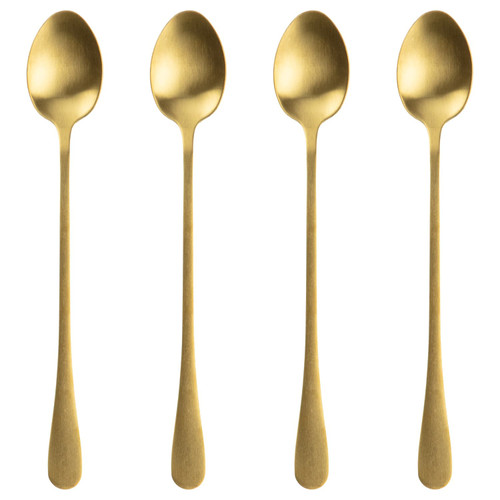 Home Gold Latte Spoons 4pk