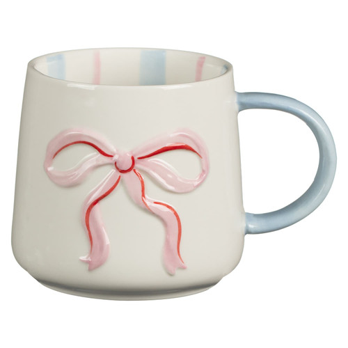 Stripe Bow Mug