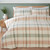 Seersucker Check Brushed Duvet Set - King Size