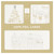 All Wrapped Up Foil Christmas Cards 20pk - Gold