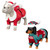 Dog in Christmas Jumper Ornament 18cm - Frenchie