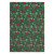 Christmas at Home Joy Bow Print Velour Tea Towels 2pk