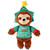 Christmas Sloth Plush Pet Toy - Christmas Tree