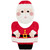Christmas Toilet Seat Cover & Pedestal Mat - Santa