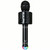 Kitsound Karaoke Microphone with Disco Ball - Black