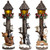 Light Up Woodland Lamp Post - Fox