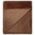 Home Collection Wave Faux Fur Throw - Brown