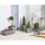 Large Square Planter - Pewter
