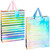 XL Holographic Gift Bag 2pk - Rainbow