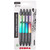 Zebra Z Grip Pens 4pk - Metallic