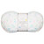 Spot Print Knitting Yarn 100g - White
