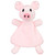 Puppy Crinkle Flattie - Pig