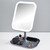 Large LED Mirror with Storage Base
