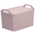 Large Urban Basket with Lid - Blush