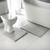 Simply Everyday Bath & Pedestal Mat Set - Grey