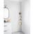 Simply Everyday 3 Tier Corner Tension Shelf - White