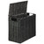 Bathroom Woven Storage Box - Black