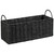 Rectangle Woven Storage Basket - Black